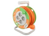 Prelungitor Alimentare 4 Prize PVC Portocaliu 3x1mm2