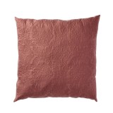 Cumpara ieftin Perna decorativa textil caramiziu Jano 60 x 60 cm