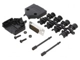 Conector D-Sub 15 PIN Tată pentru Lipire pe Cablu - Set Complet, MH CONNECTORS