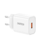 Incarcator retea Choetech 1x USB A QC 3.0 18W alb Q5003-EU-WH
