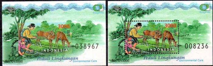 INDONEZIA 2001, Fauna, serie neuzata, MNH