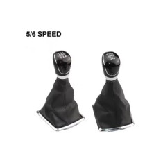 Maner si Manson schimbator imitatie piele compatibil Ford Focus MK2 cu 2 adaptoare pentru 5 si 6 viteze