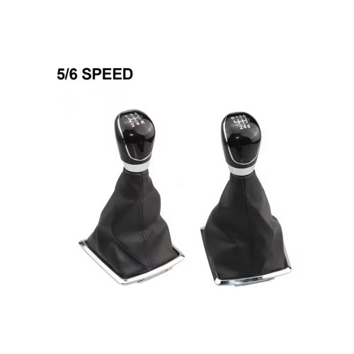 Maner si Manson schimbator imitatie piele compatibil Ford Focus MK2 cu 2 adaptoare pentru 5 si 6 viteze