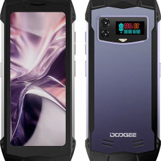 Telefon mobil Doogee S Mini Purple, 4G, AMOLED 4.5 QHD, 15 GB Ram (8GB + 7GB), 256GB ROM, G99, Android 13, 3000mAh, Dual SIM