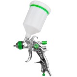 Pistol de vopsit profesional Geko HVLP 4001, duza 1.4mm, rezervor 600ml, vopsitorie auto