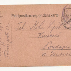 D3 Carte Postala Militara k.u.k. Imperiul Austro-Ungar ,1912 Budapesta