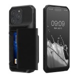 Husa Kwmobile pentru Apple iPhone 15 Pro Max, Negru, Plastic, KWM000022PQ001C, Silicon, Carcasa