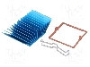 Radiator extrudat, aluminiu, 37.5mm x 37.5mm, albastra, Advanced Thermal Solutions - ATS-X50375P-C1-R0
