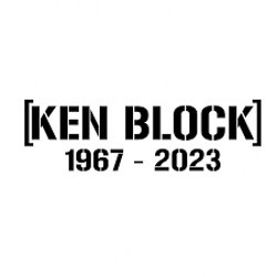 Sticker RIP Ken Block 20 cm foto