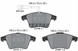 Set placute frana TEXTAR 2374602