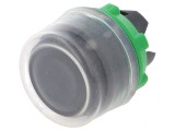 Comutator apăsare 22mm negru