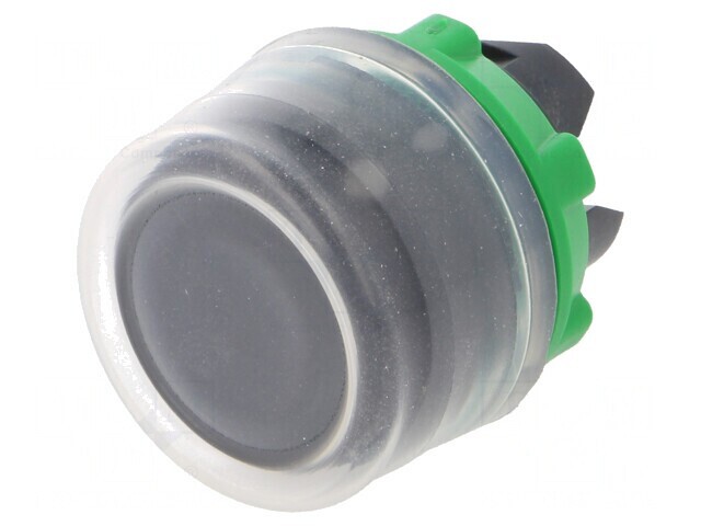 Comutator apăsare 22mm negru