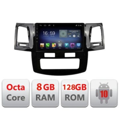 Navigatie Toyota Hilux 2008-2014 F-143 Octa Core cu Android Radio Bluetooth Internet GPS WIFI DSP 8+128GB 4G CarStore Technology foto