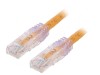 Patch cord TX6 PLUS U/UTP Cat 6 LSZH Portocaliu 3m
