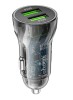 Incarcator Priza Auto Hoco Z47, 2xUSB-A PD 20W Fast Charge, Negru