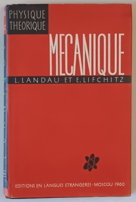 MECANIQUE par L. LANDAU et E. LIFCHITZ , 1960 *MICI DEFECTE foto