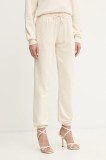 Silvian Heach pantaloni de trening BENKAID culoarea bej, uni, GPA25116PA