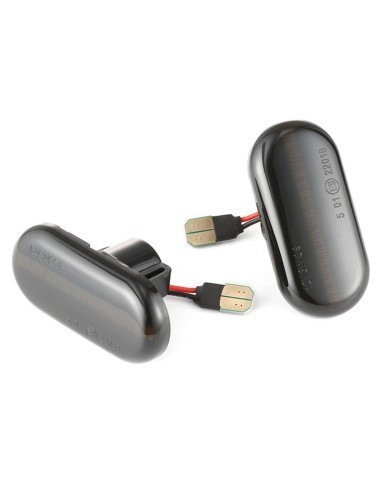 Set 2 Semnalizari Aripa LED cu sticla fumurie pentru Opel Movano, Vivaro