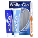 White Glo Night &amp; Day Toothpaste Set set pentru &icirc;ngrijirea dentară