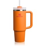 Stanley Quencher H2.O FlowState&trade; Tumbler pahar din oțel inoxidabil cu pai medium Goldenrod Coral 890 ml