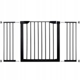 Poarta de siguranta Safety Gate pentru scari, ajustabila 131-138 cm, din otel, neagra Household NewTrend