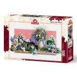 Puzzle 500 piese - SPRING FLOWERS, Jad