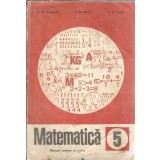 Matematica. Manual pentru clasa a V-a (1978) - C. P. Popovici