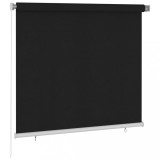 Jaluzea tip rulou de exterior, 160 x 140 cm, negru