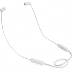 Handsfree Casti Bluetooth JBL Tune 110BT, In-Ear, Alba JBLT110BTBLKAM