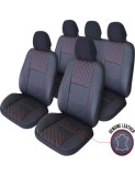 Set Huse Scaun Exclusive Leather Queen Negru Umb-R, Umbrella