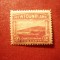 Timbru Newfoundland Canada colonie britanica 1923 , 2c peisaj