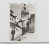 bnk foto Sighisoara - Turnul Ceasului - anii `60