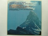 Vinil LP &quot;Japan Press&quot; Beethoven: Symphony No. 5, Fate, Schubert: Symphony No. 8, Unfinished - Karajan (DISC ROSU) (VG+), Clasica