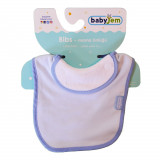 Baveta captusita din bumbac BabyJem Blue