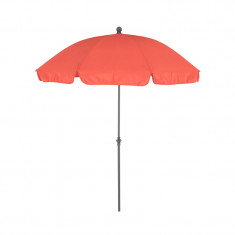 Umbrela de soare Bigry, 200 x 200 cm, poliester, forma hexagonala, Rosu