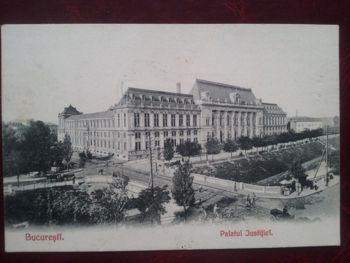 1909-C.P. circ.-Buc.-Palatul Justitiei-RARA
