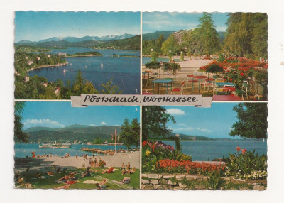 AT4 -Carte Postala-AUSTRIA- Portschach am Worthersee, circulata 1965 foto