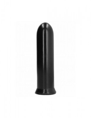 Dildo All Black PVC Negru 19 cm foto