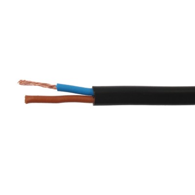Cablu electric MYYUP / H03V2V2H2-F 2 x 0.75 mmp negru, cupru foto