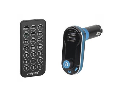 Modulator FM auto display 1.4 INCH DUAL USB Bluetooth Peiying foto