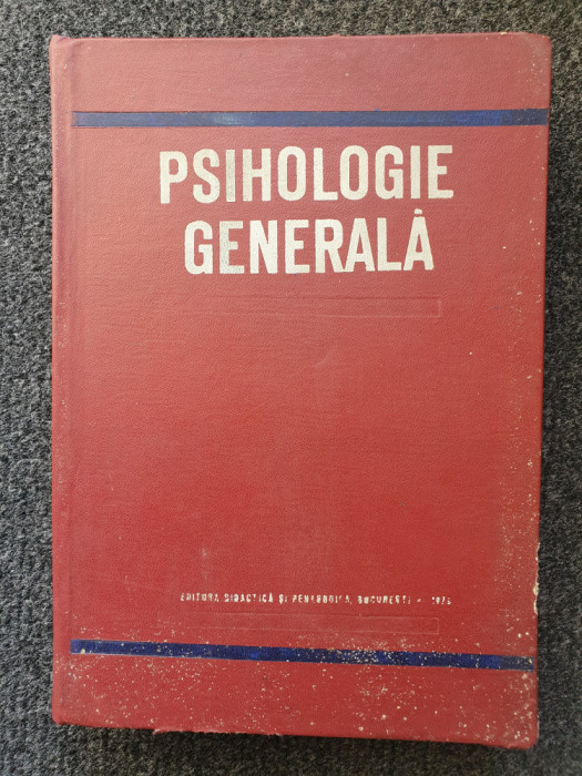 PSIHOLOGIE GENERALA - Rosca