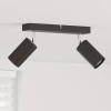 VidaXL Spot de tavan Negru 26 x 5.5 x 16.5 cm Oțel 4108194