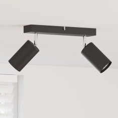vidaXL Spot de tavan Negru 26 x 5.5 x 16.5 cm Oțel 4108194