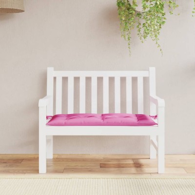 vidaXL Pernă pentru bancă de grădină, roz, 110x50x7 cm, textil 361828 foto