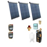 Pachet Solar 30 Persoane, Confort, 180 tuburi vidate, Fără Boiler