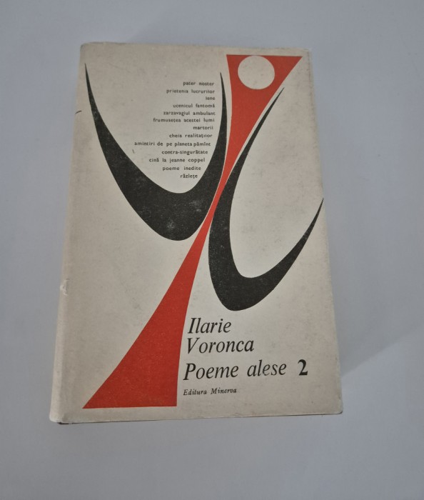 Ilarie Voronca Poeme alese volum doi