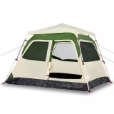 Cumpara ieftin Cort de camping cupola 4 persoane, setare rapida, verde