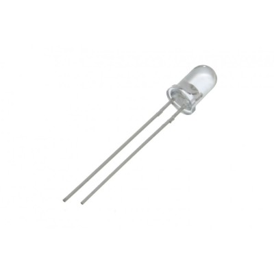 Dioda LED 5mm alb 3.2VDC 20mA foto