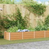 vidaXL Strat &icirc;nălțat de grădină Maro deschis 480 x 80 x 45 cm 42017341