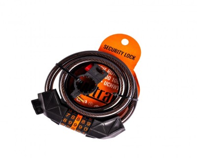 Antifurt bicicleta B-Lock200 cu cifru si suport de atasat pe cadru, 100 cm, MalTrack 110442 foto